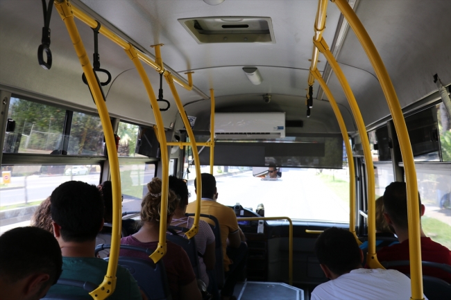 Yolcu minibüsüne duvar tipi klima taktı